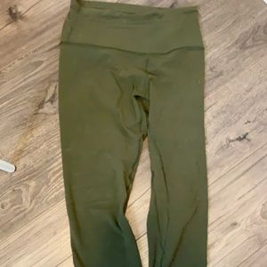 Size 4 Military Green Lululemon Align Plant.